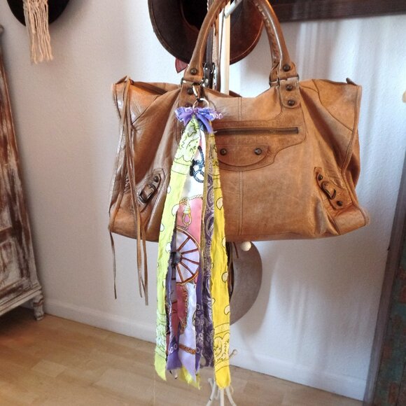 Hand Crafted Accessories - Hand Crafted Clip On Textile Swag